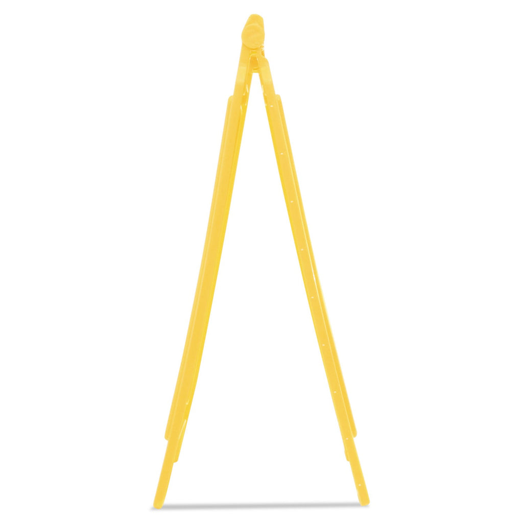 Rubbermaid Caution Wet Floor Sign, 11 x 12 x 25, Bright Yellow, 6/Carton
