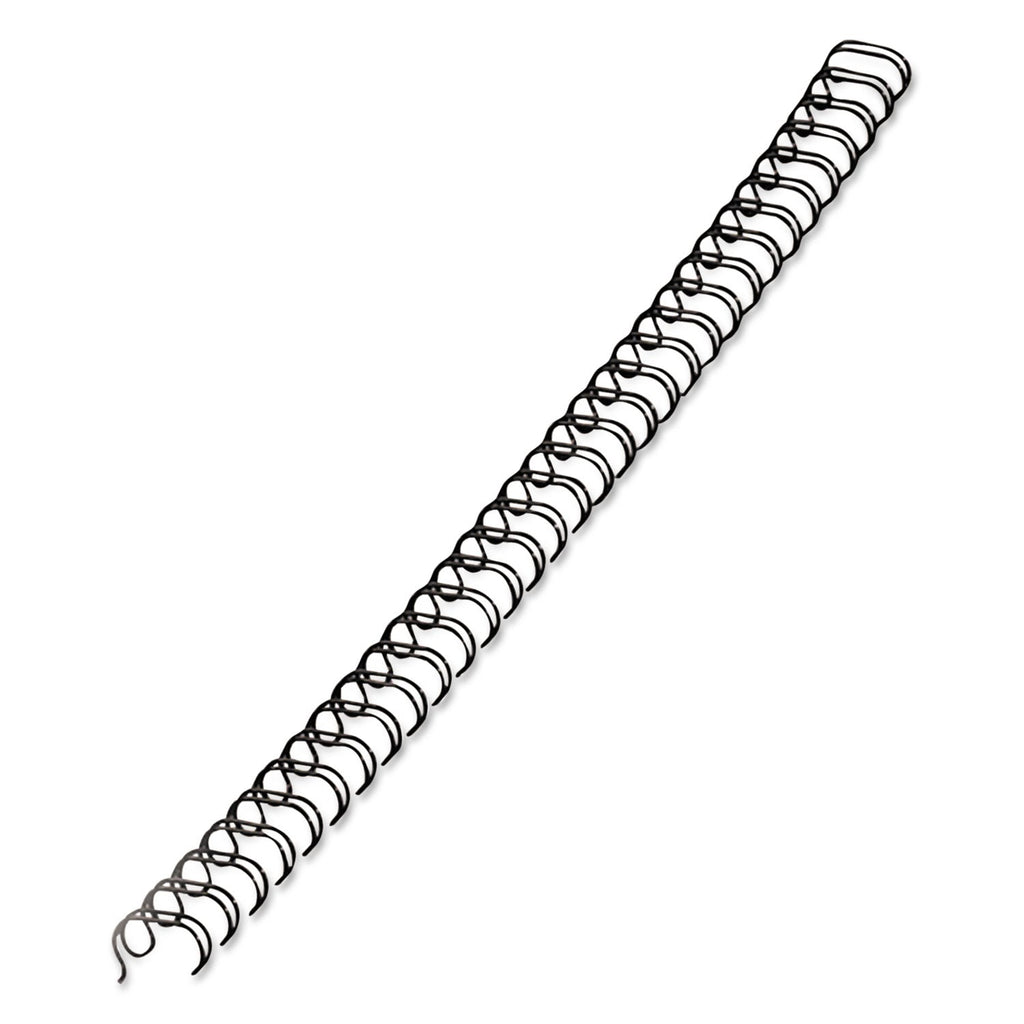 Fellowes Wire Bindings, 3/8" Diameter, 80 Sheet Capacity, Black, 25/Pack