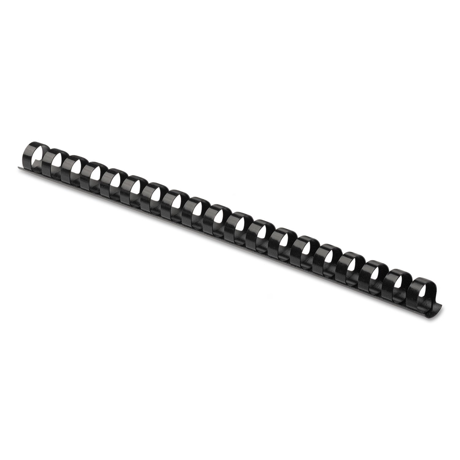 Fellowes Plastic Comb Bindings, 5/8" Diameter, 120 Sheet Capacity, Black, 25/Pack