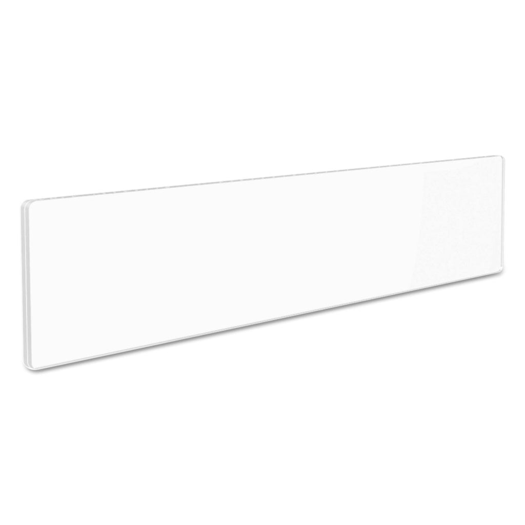 deflecto Superior Image Cubicle Nameplate Sign Holder, 8.5 x 2 Insert, Clear