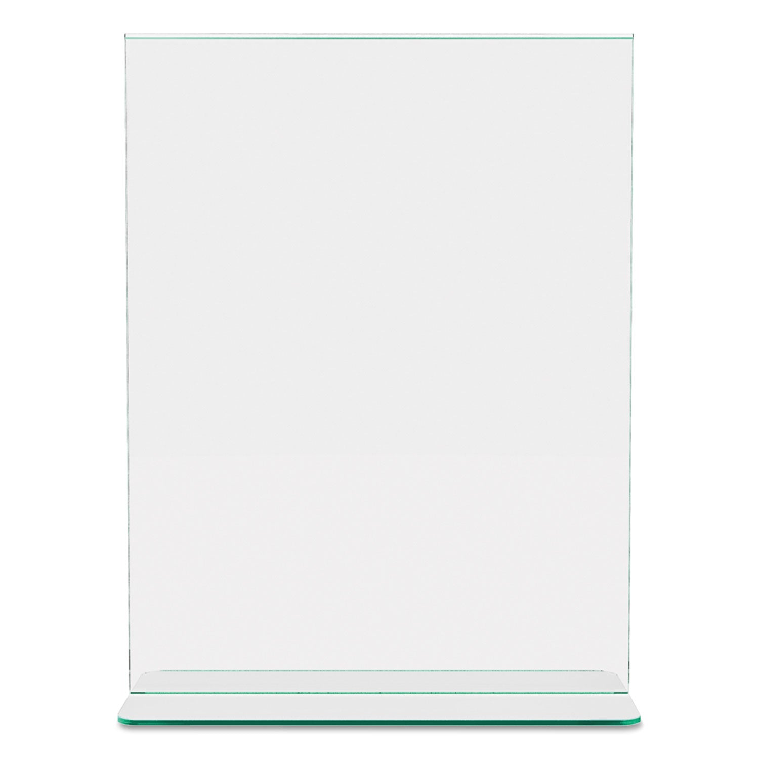 deflecto Superior Image Premium Green Edge Sign Holders, 8.5 x 11 Insert, Clear/Green