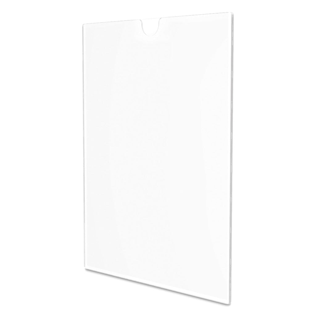 deflecto Superior Image Cubicle Sign Holder, 8.5 x 11 Insert, Clear