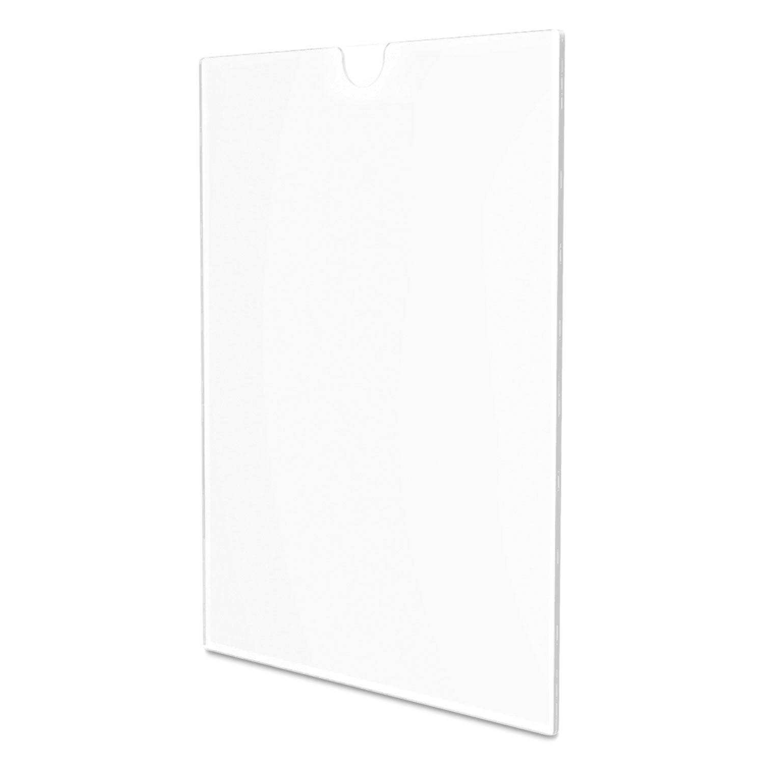 deflecto Superior Image Cubicle Sign Holder, 8.5 x 11 Insert, Clear
