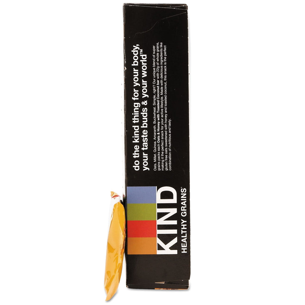 KIND Healthy Grains Bar, Oats and Honey with Toasted Coconut, 1.2 oz, 12/Box