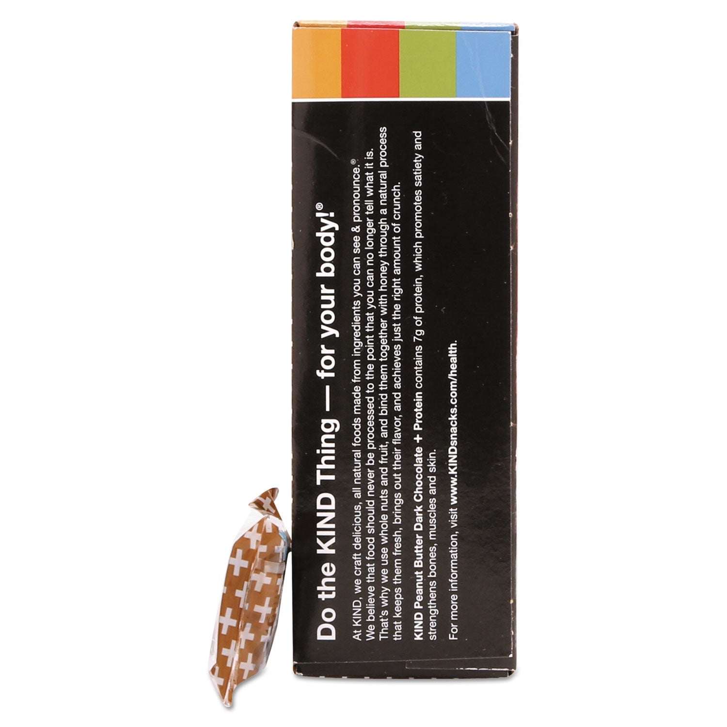 KIND Plus Nutrition Boost Bar, Peanut Butter Dark Chocolate/Protein, 1.4 oz, 12/Box