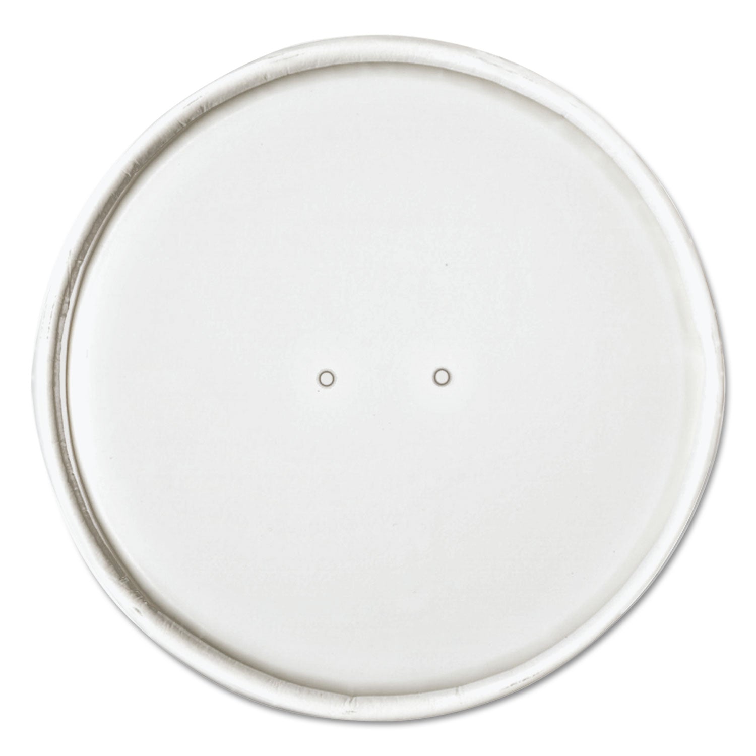 Dart Paper Lids for 16 oz Food Containers, Vented, 3.9" Diameter x 0.9"h, White, 25/Bag, 20 Bags/Carton
