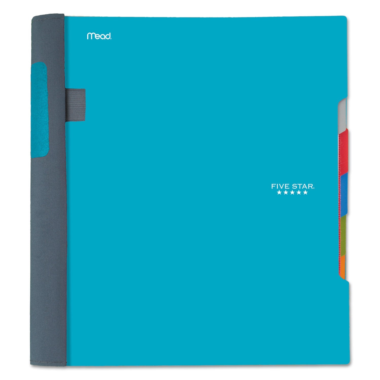 Five Star Advance Wirebound Notebook, 5 Subject, 10 Pockets, Medium/College Rule, Randomly Assorted Covers, 11 x 8.5, 200 Sheets