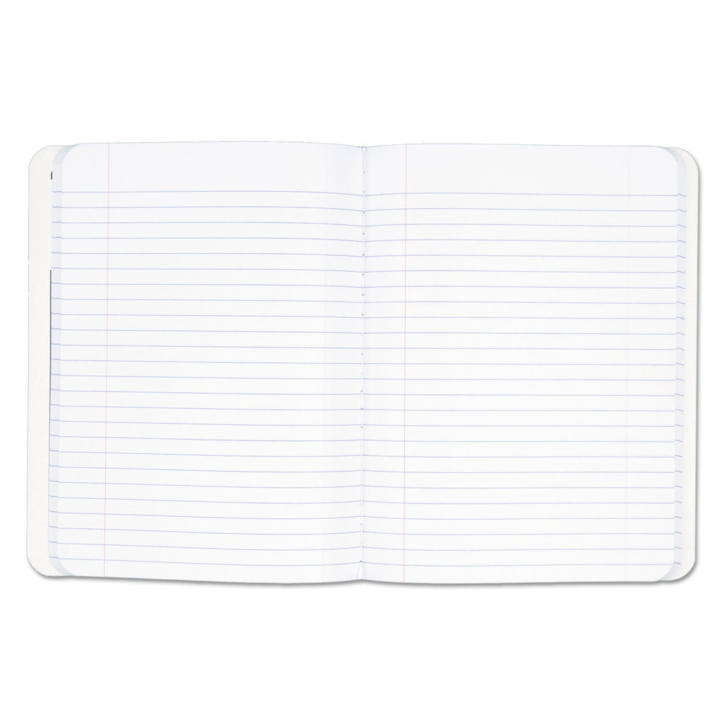 Mead Composition Book, Wide/Legal Rule, Black Cover, 9.75 x 7.5, 100 Sheets