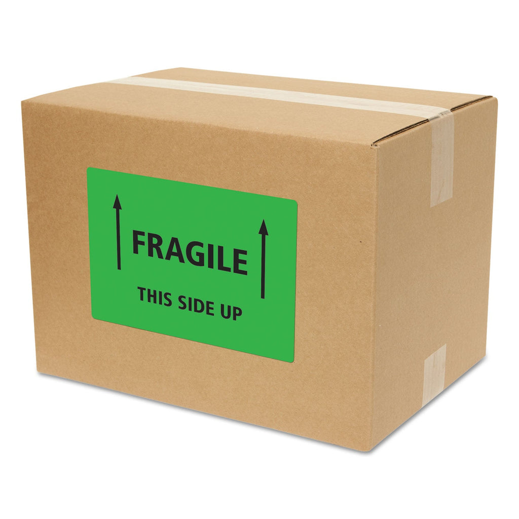 Avery High-Visibility Permanent Laser ID Labels, 5.5 x 8.5, Neon Green, 200/Box