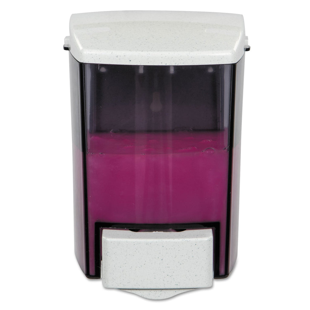 San Jamar Oceans Soap and Hand Sanitizer Dispenser, 30 oz, 4.13 x 4.25 x 6.13, Black