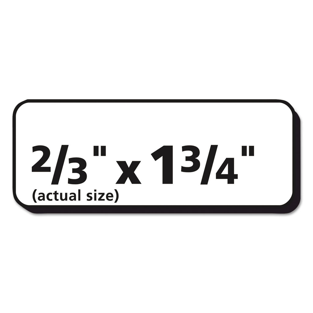 Avery Matte Clear Easy Peel Mailing Labels w/ Sure Feed Technology, Laser Printers, 0.66 x 1.75, Clear, 60/Sheet, 10 Sheets/Pack