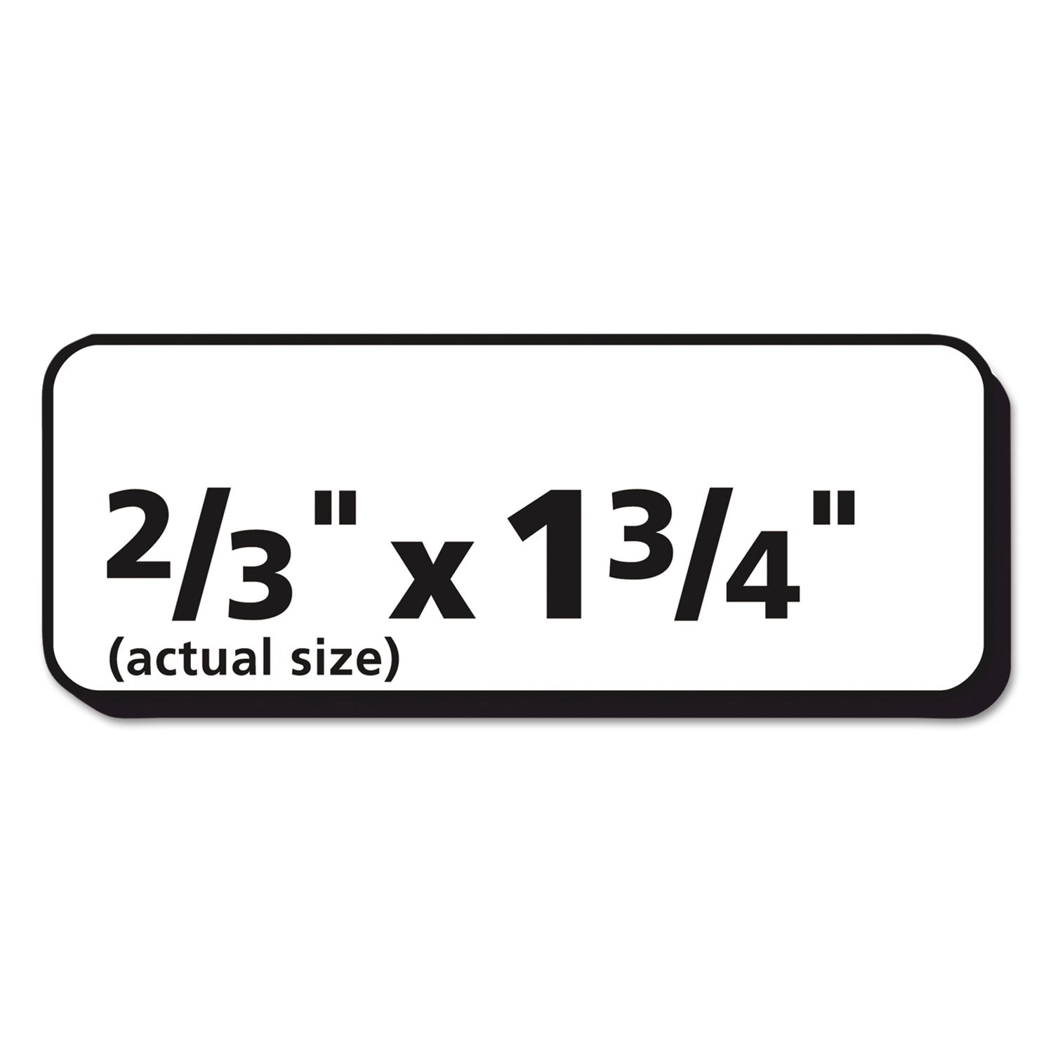 Avery Matte Clear Easy Peel Mailing Labels w/ Sure Feed Technology, Laser Printers, 0.66 x 1.75, Clear, 60/Sheet, 10 Sheets/Pack