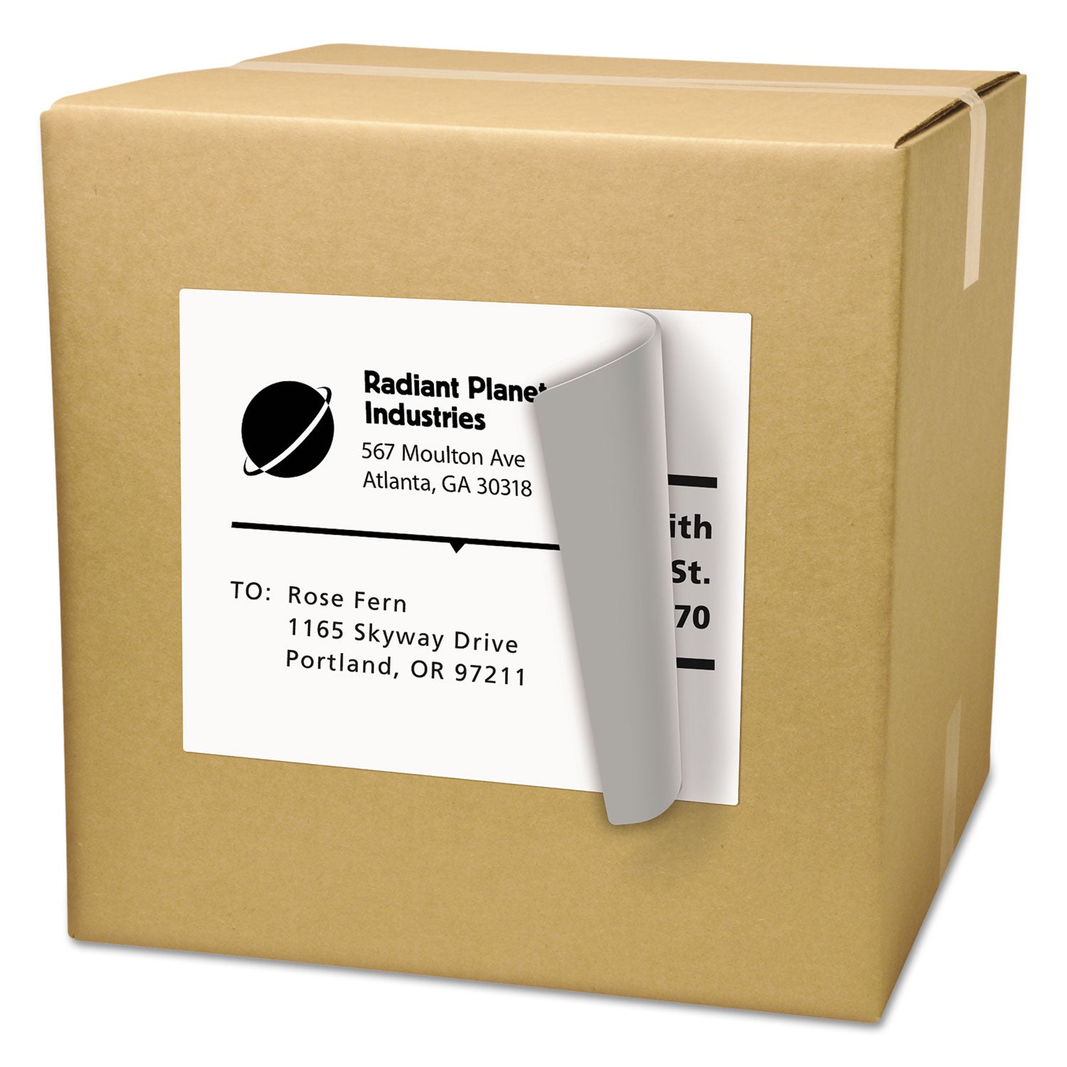 Avery Shipping Labels with TrueBlock Technology, Laser Printers, 8.5 x 11, White, 25/Pack