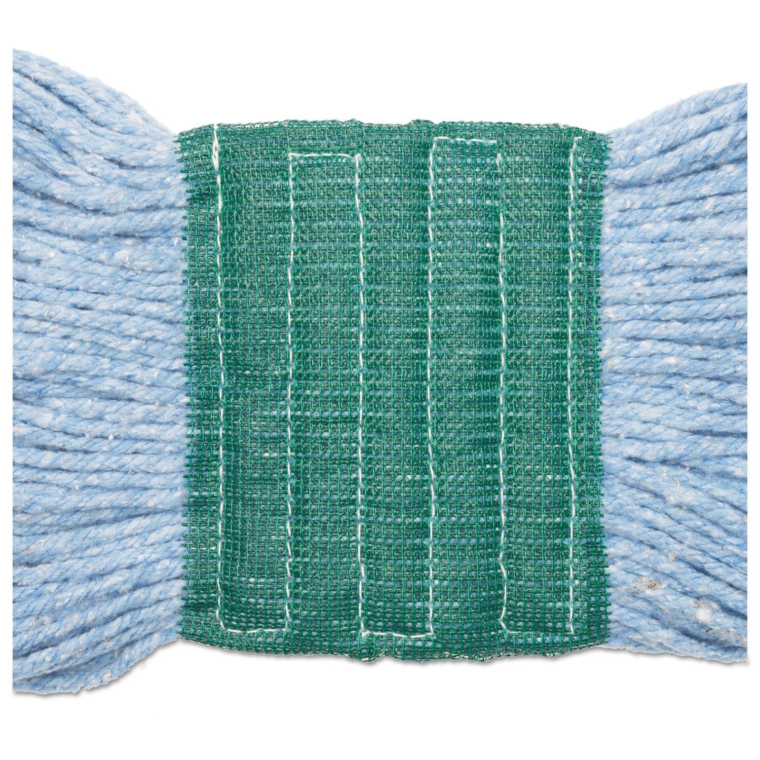Boardwalk Super Loop Wet Mop Head, Cotton/Synthetic Fiber, 5" Headband, Medium Size, Blue, 12/Carton