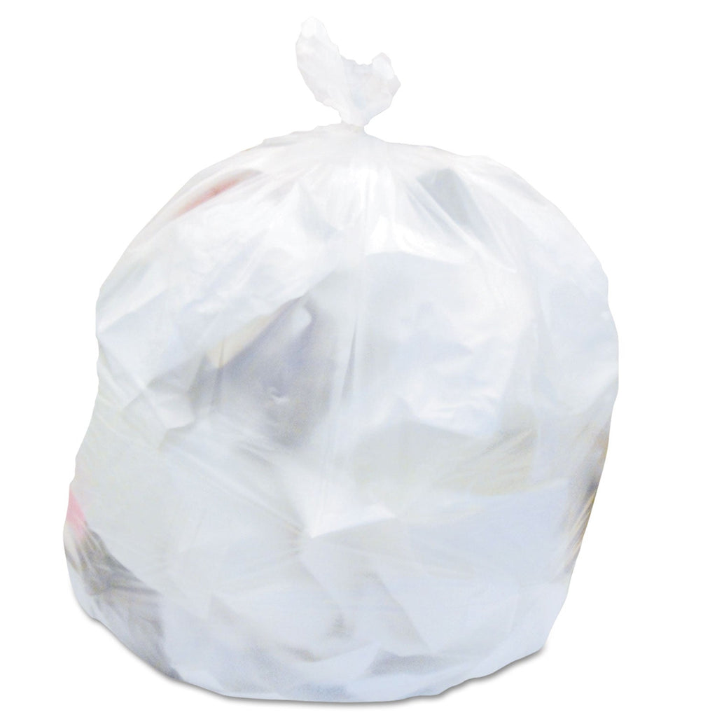 Heritage High-Density Waste Can Liners, 30 gal, 16 microns, 30" x 37", Natural, 500/Carton