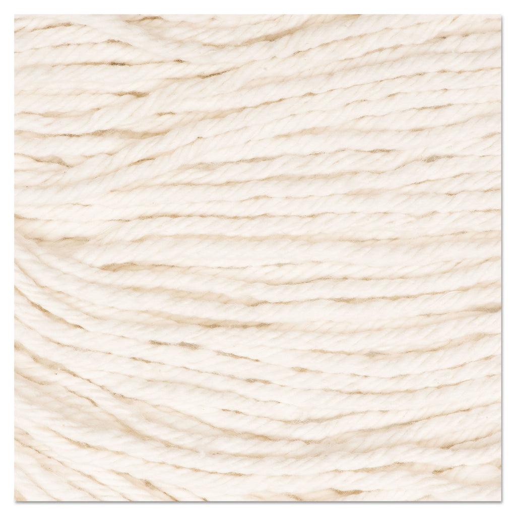 Boardwalk Super Loop Wet Mop Head, Cotton/Synthetic Fiber, 5" Headband, Medium Size, White