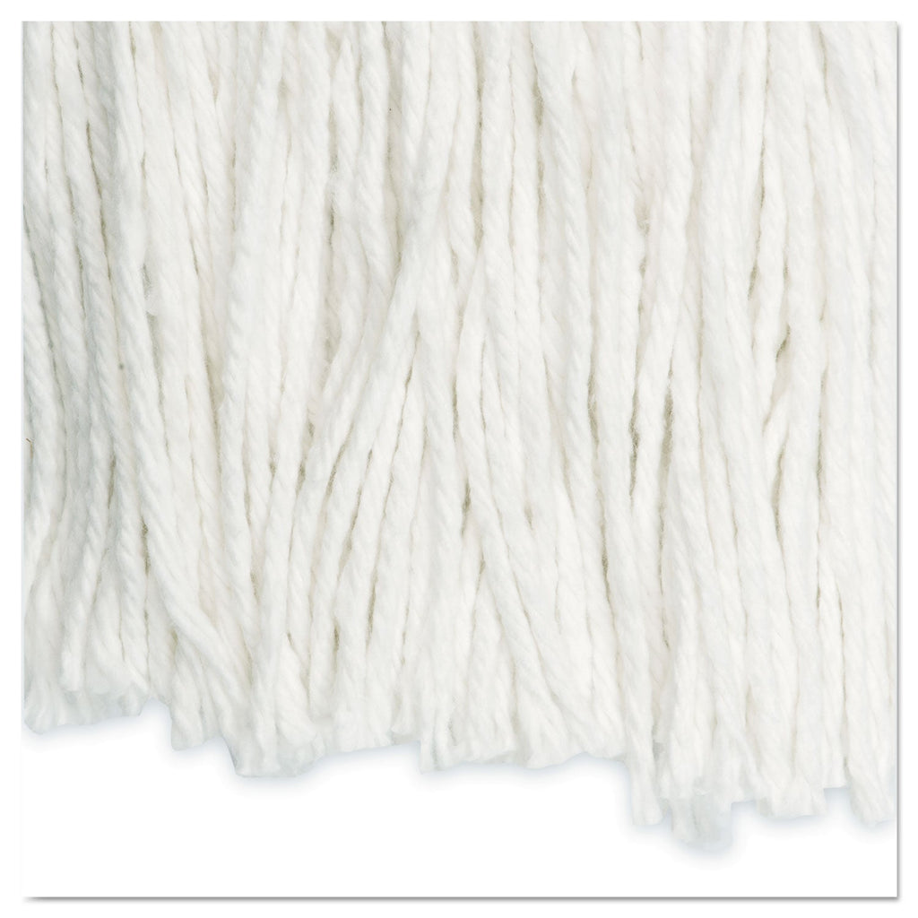Boardwalk Cut-End Wet Mop Head, Rayon, No. 24, White