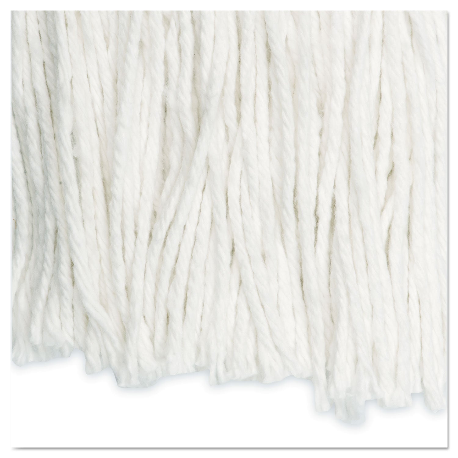 Boardwalk Cut-End Wet Mop Head, Rayon, No. 24, White