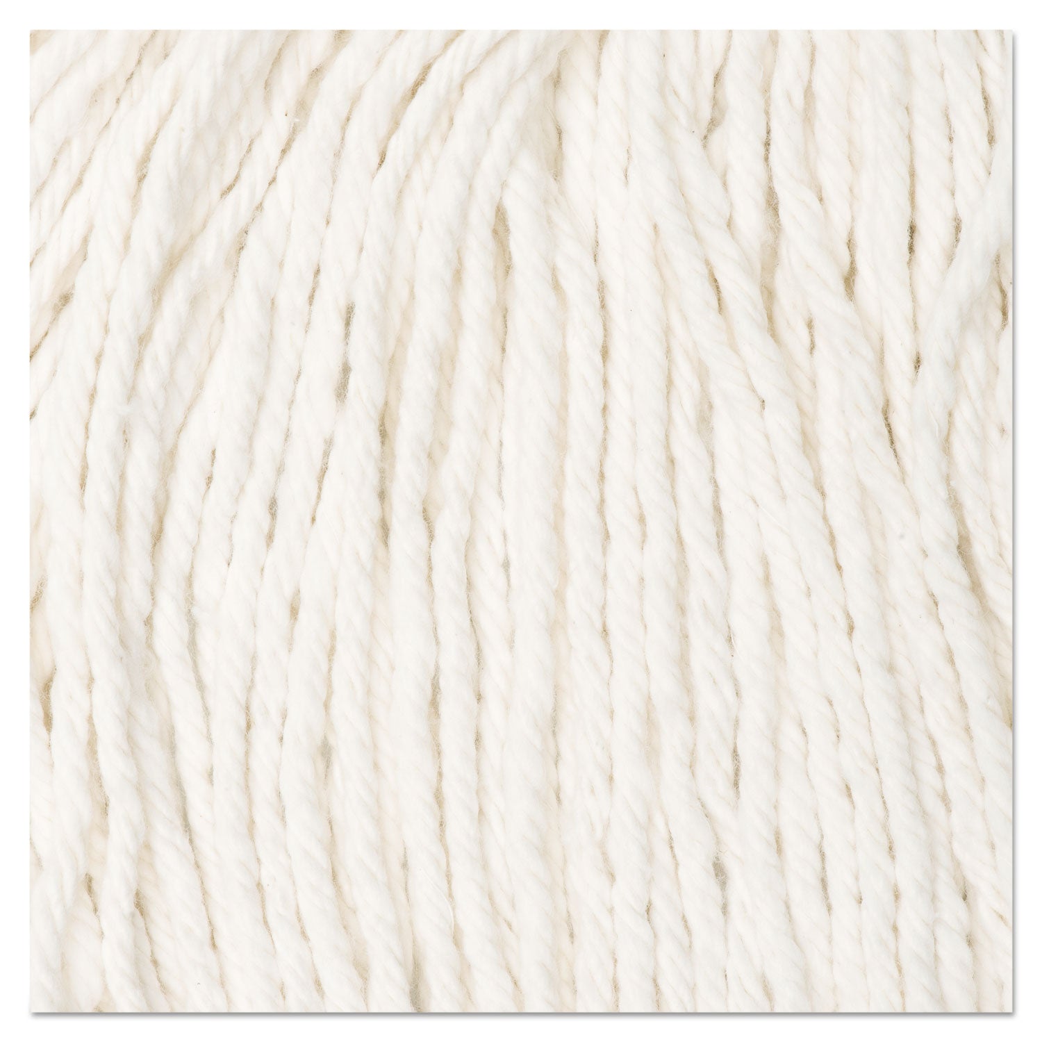 Boardwalk Cut-End Wet Mop Head, Cotton, #16, White, 12/Carton