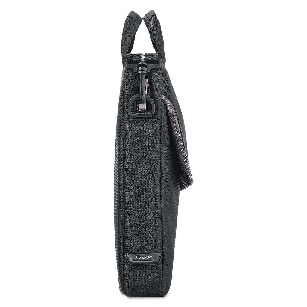 Solo Pro Slim Brief, Fits Devices Up to 16", Polyester, 15.5 x 2 x 11.5, Black