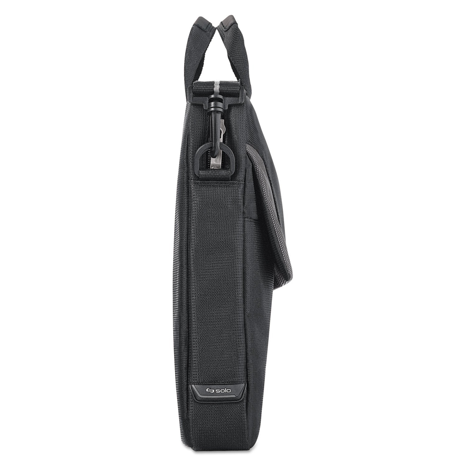 Solo Pro Slim Brief, Fits Devices Up to 16", Polyester, 15.5 x 2 x 11.5, Black
