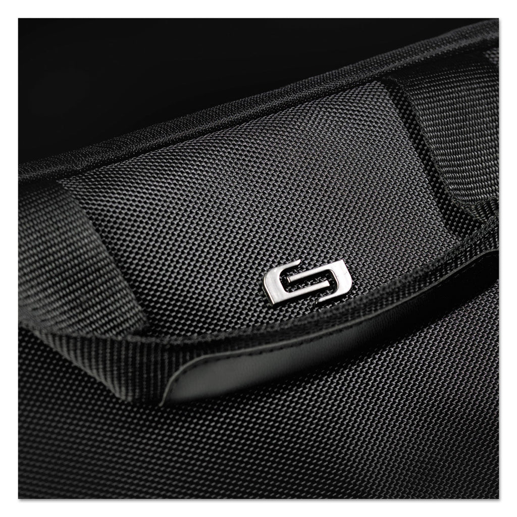 Solo Pro Slim Brief, Fits Devices Up to 16", Polyester, 15.5 x 2 x 11.5, Black