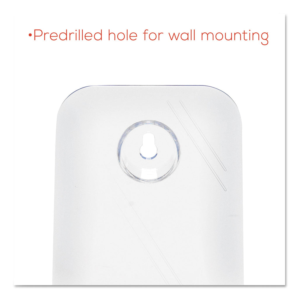 deflecto DocuHolder for Countertop/Wall-Mount, Leaflet Size, 4.25w x 3.25d x 7.75h, Clear