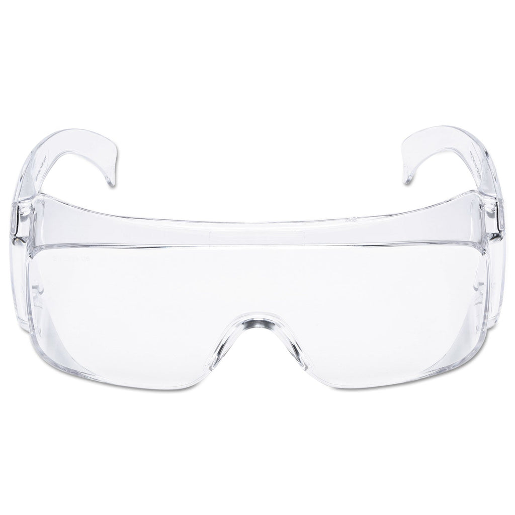 3M Tour Guard V Safety Glasses, One Size Fits Most, Clear Frame/Lens, 20/Box