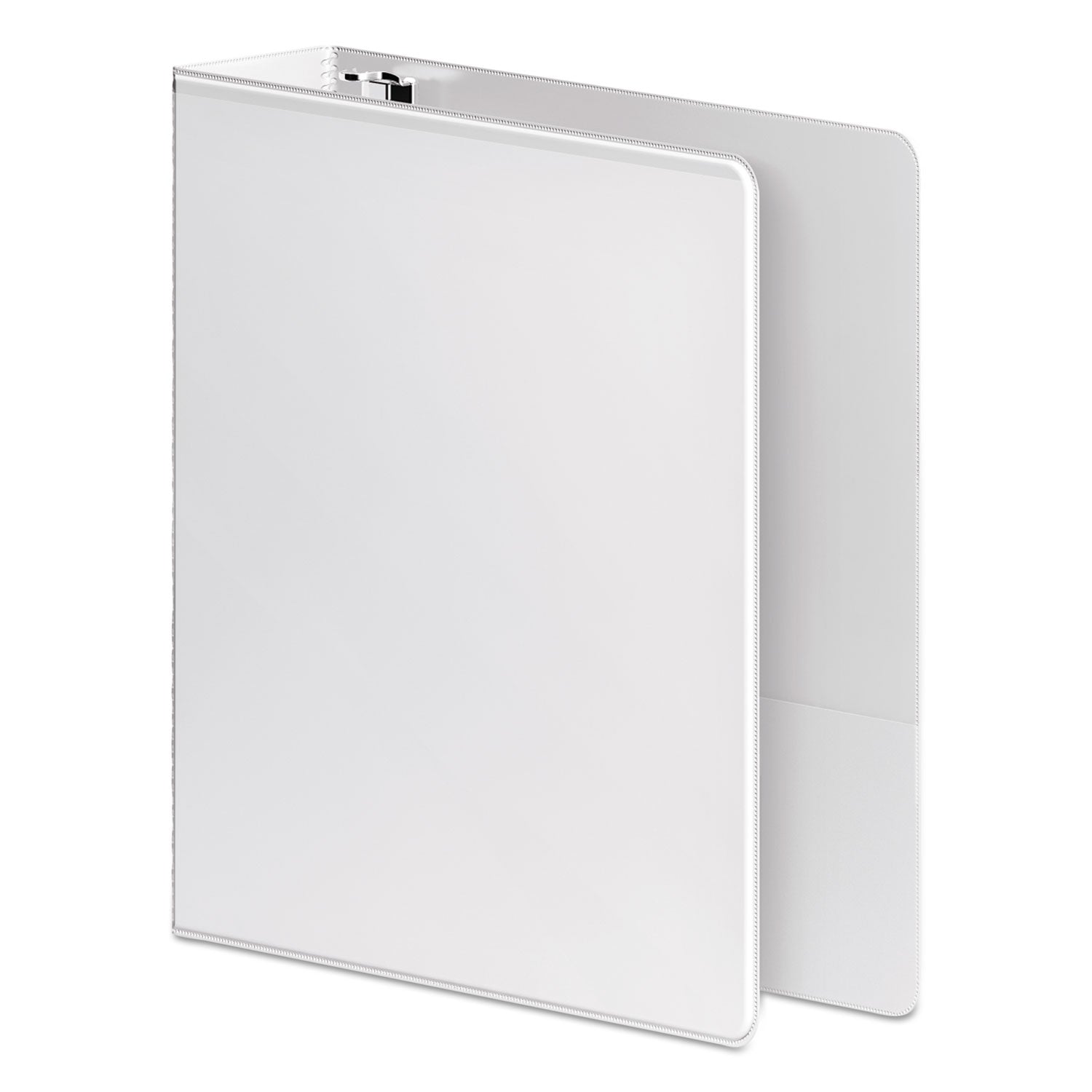 Wilson Jones Heavy-Duty Round Ring View Binder with Extra-Durable Hinge, 3 Rings, 2" Capacity, 11 x 8.5, White