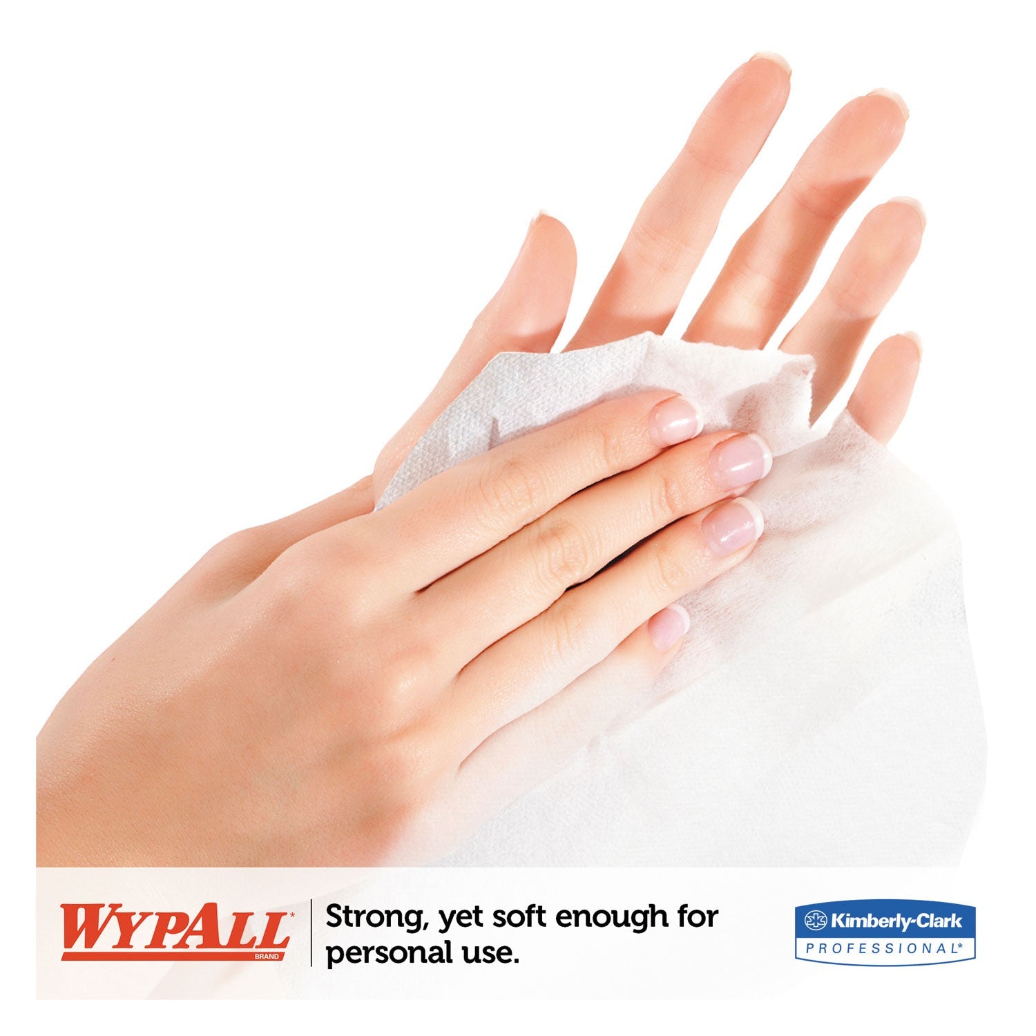 WypAll L30 Towels, POP-UP Box, 10 x 9.8, White, 120/Box, 10 Boxes/Carton