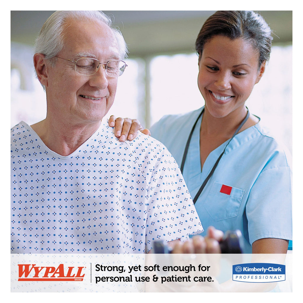 WypAll L30 Towels, POP-UP Box, 9.8 x 16.4, White, 120/Box, 6 Boxes/Carton