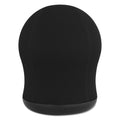 Safco Zenergy Swivel Ball Chair, Backless, Supports Up to 250 lb, Black