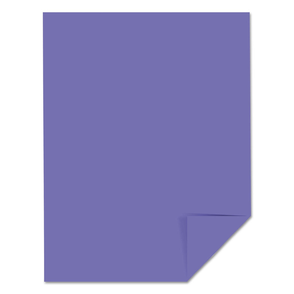 Astrobrights Color Cardstock, 65 lb Cover Weight, 8.5 x 11, Venus Violet, 250/Pack