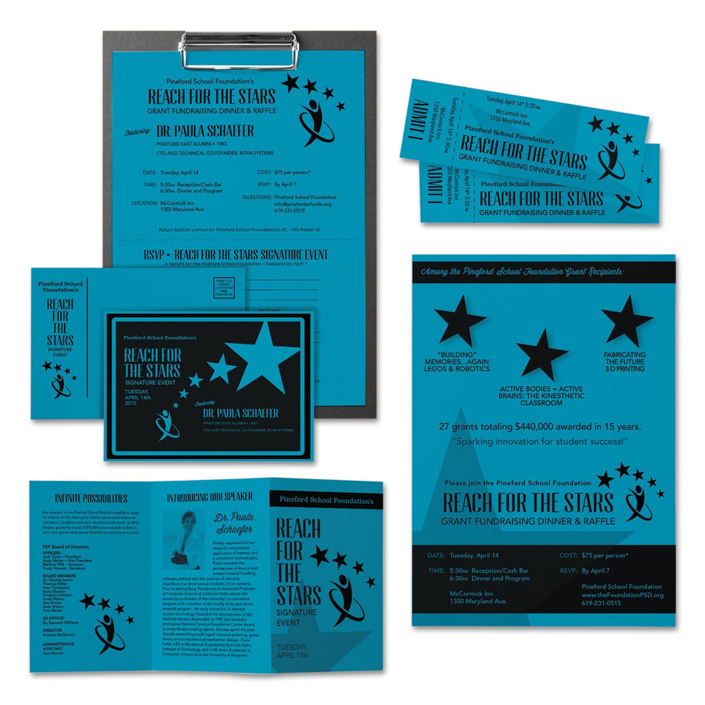 Astrobrights Color Cardstock, 65 lb Cover Weight, 8.5 x 11, Celestial Blue, 250/Pack