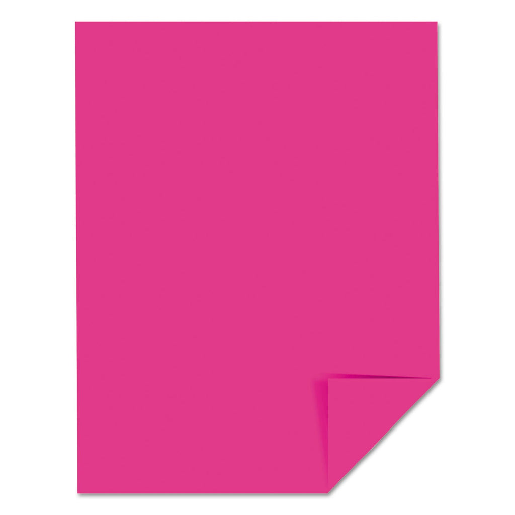 Astrobrights Color Paper, 24 lb Bond Weight, 8.5 x 11, Fireball Fuchsia, 500/Ream