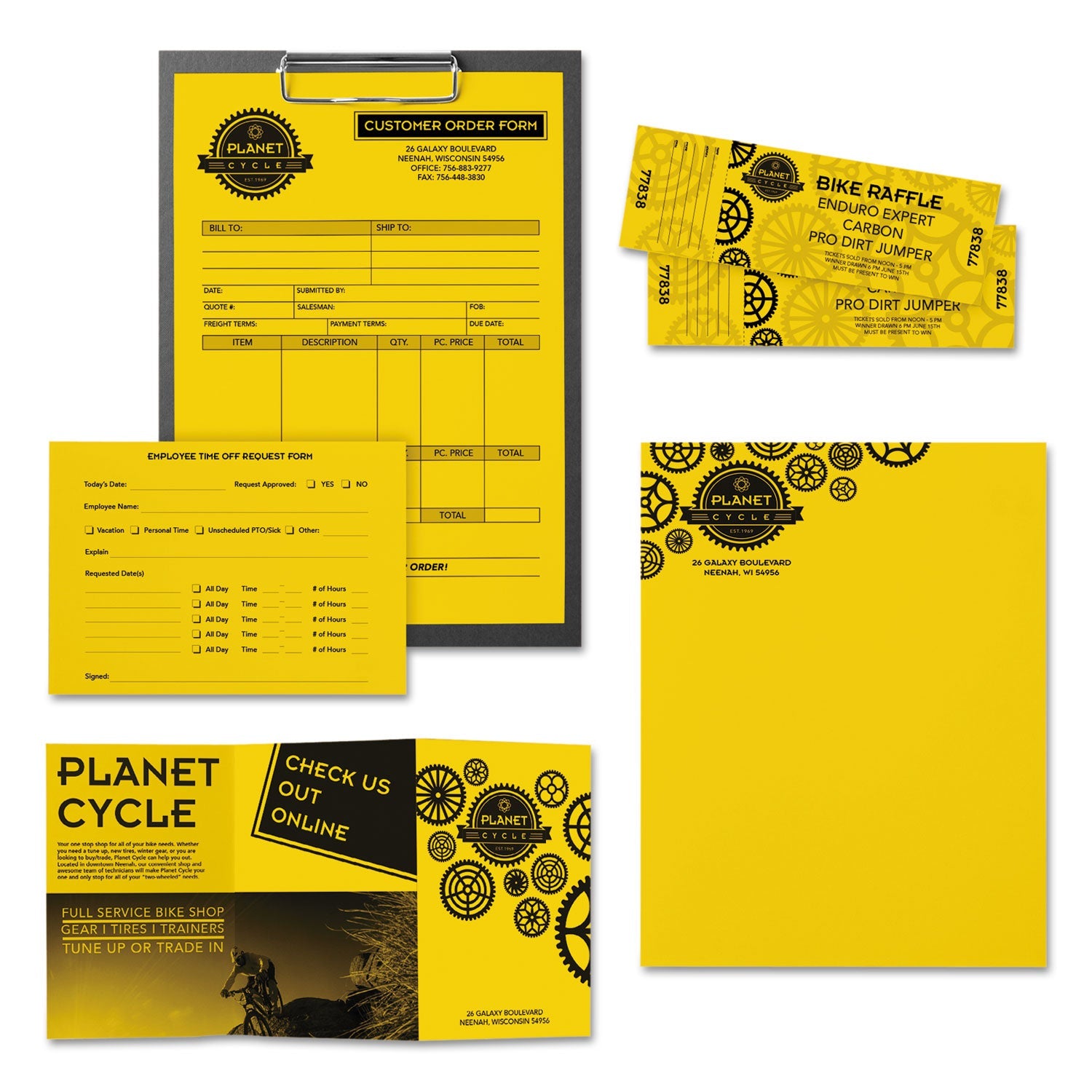 Astrobrights Color Paper, 24 lb Bond Weight, 8.5 x 11, Solar Yellow, 500/Ream