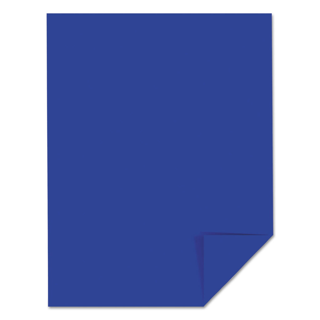Astrobrights Color Cardstock, 65 lb Cover Weight, 8.5 x 11, Blast-Off Blue, 250/Pack