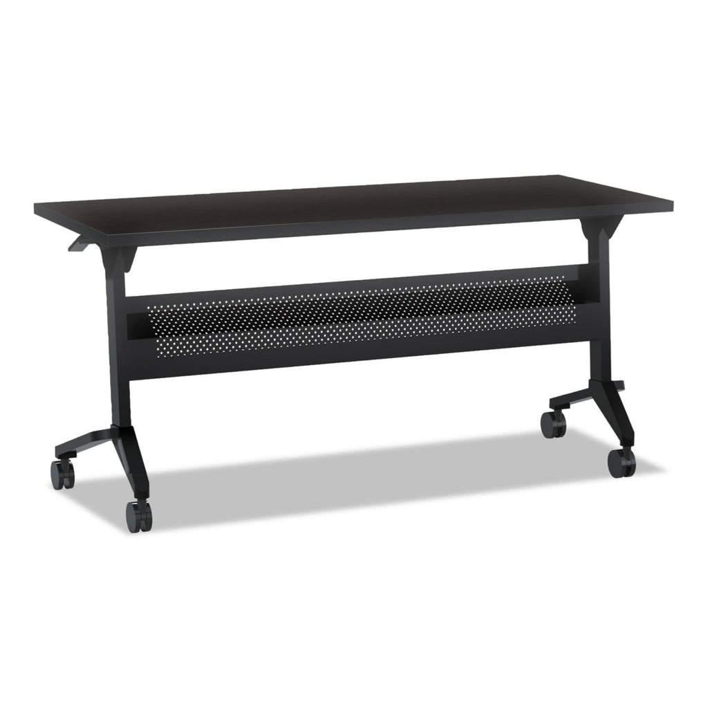 Safco Flip-n-Go Table Top, Rectangular, 48w x 18d, Mocha