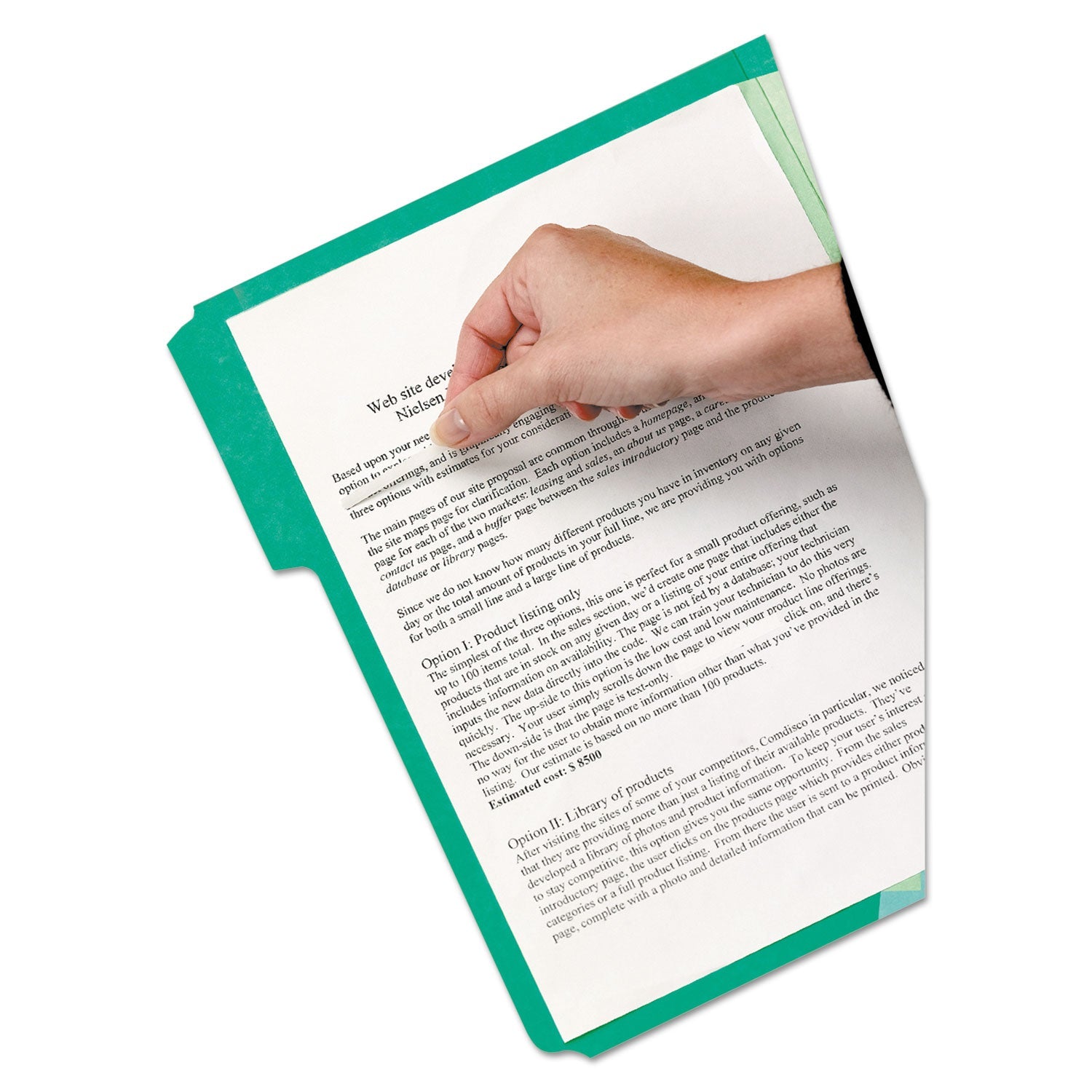 Post-it Labeling and Cover-Up Tape, Non-Refillable, Clear Applicator, 0.17" x 700"