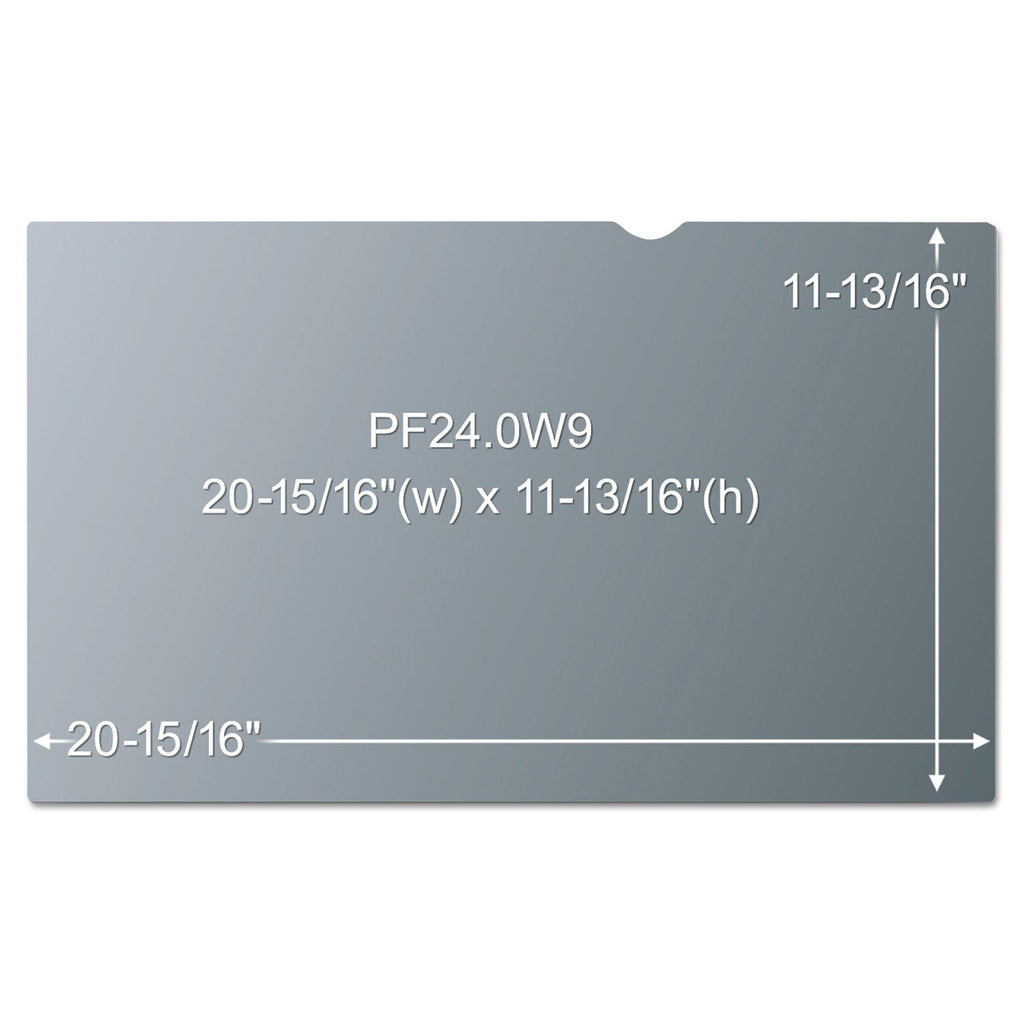 3M Frameless Blackout Privacy Filter for 24" Widescreen Monitor, 16:9 Aspect Ratio