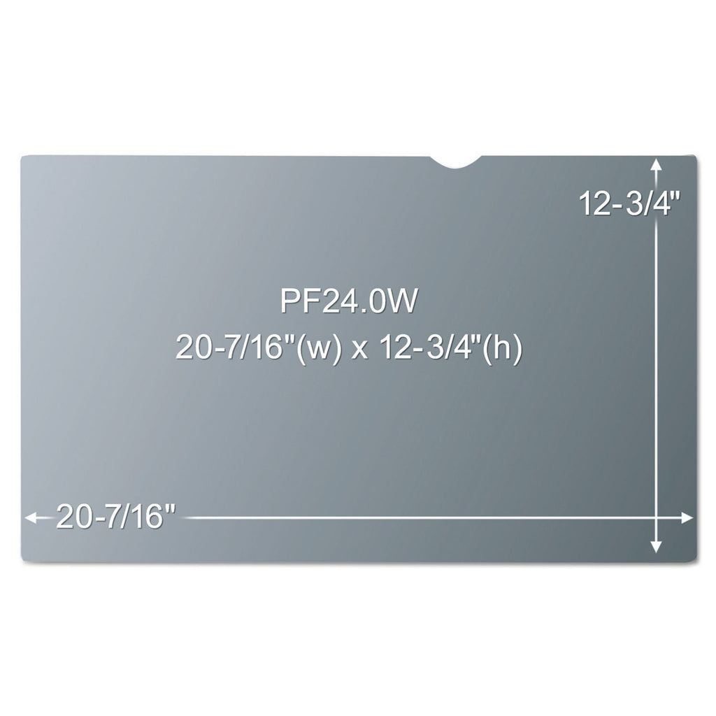 3M Frameless Blackout Privacy Filter for 24" Widescreen Monitor, 16:10 Aspect Ratio