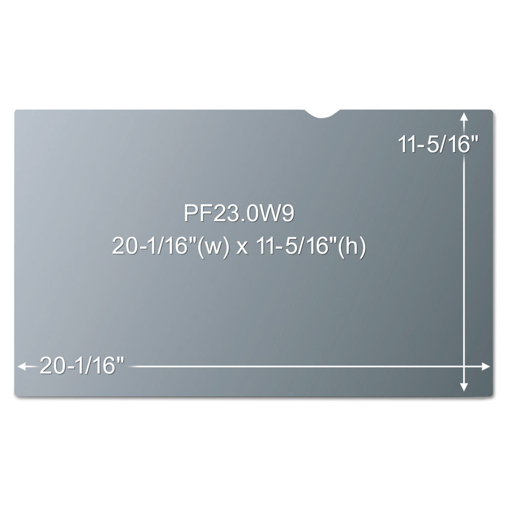 3M Frameless Blackout Privacy Filter for 23" Widescreen Monitor, 16:9 Aspect Ratio