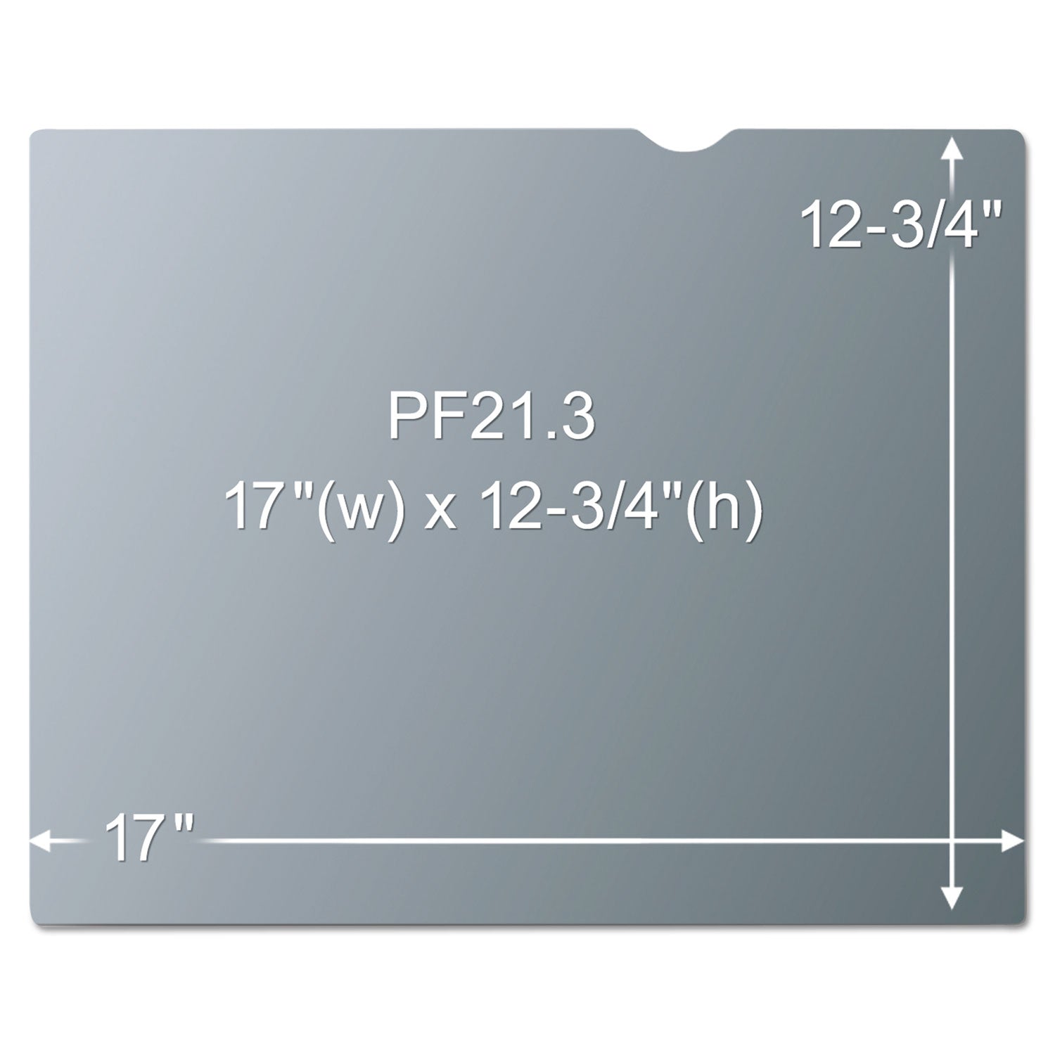 3M Frameless Blackout Privacy Filter for 21.3" Monitor