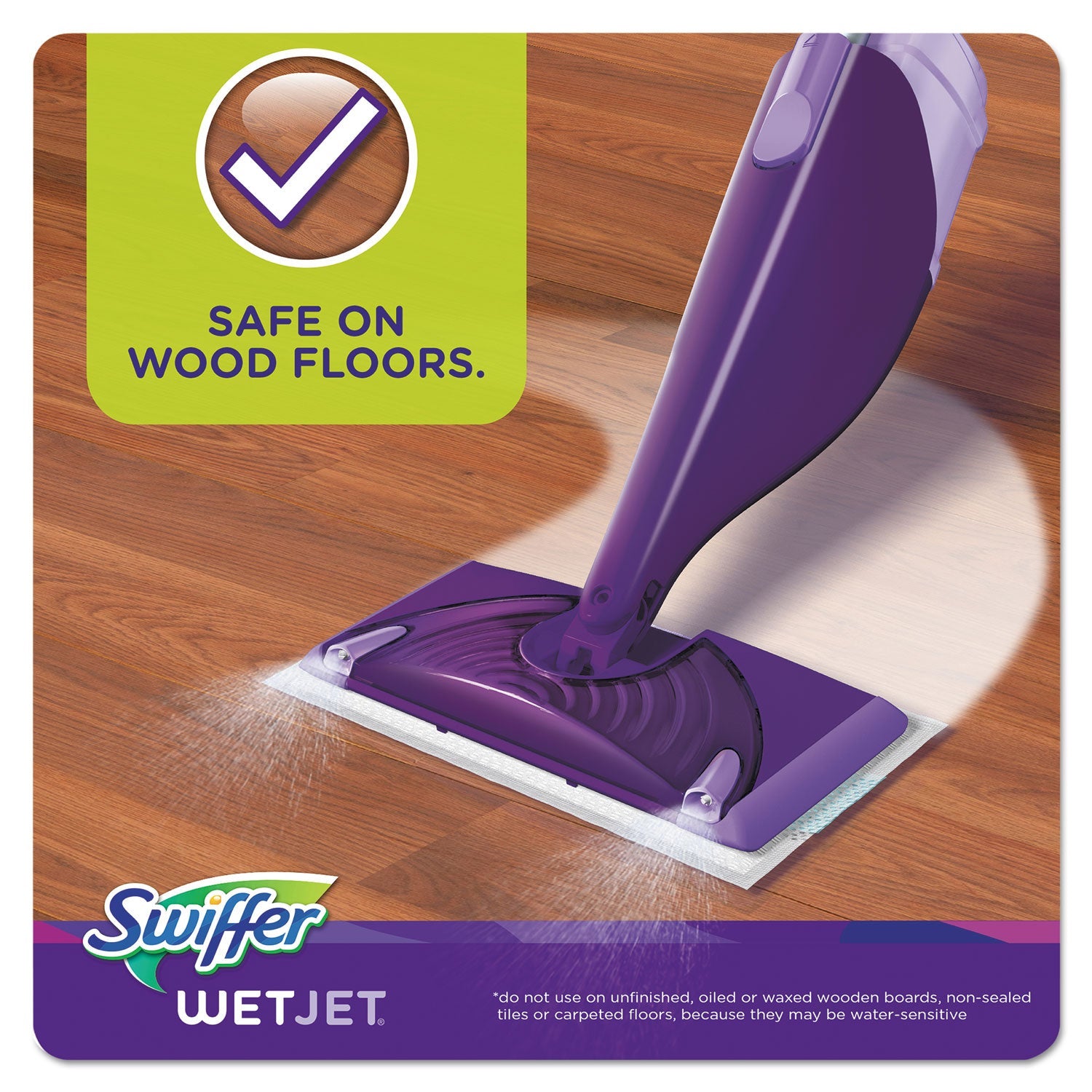 Swiffer WetJet System Refill Cloths, 11.3" x 5.4", White, 24/Box