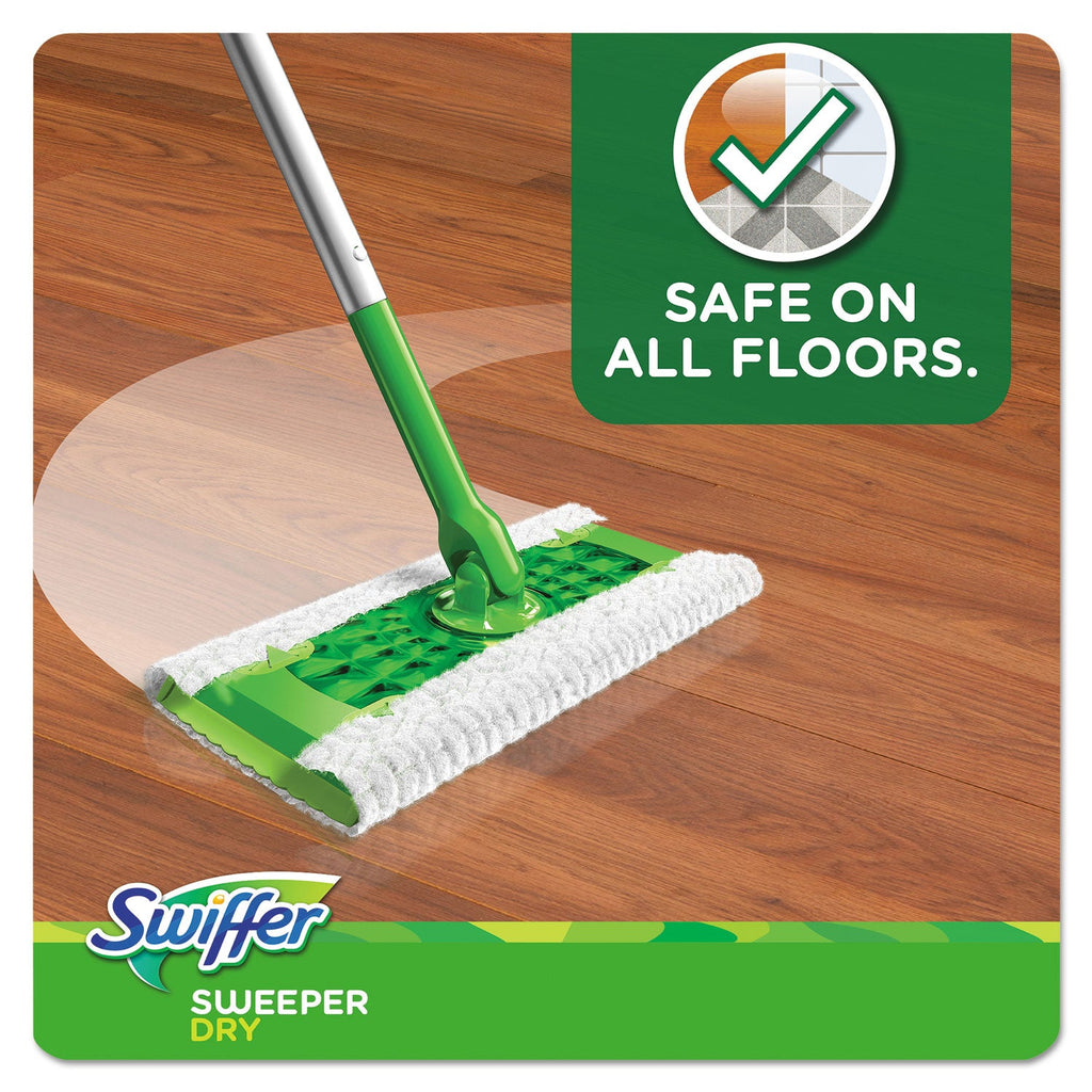 Swiffer Dry Refill Cloths, White, 10.4 x 8, 37/Box, 4 Boxes/Carton