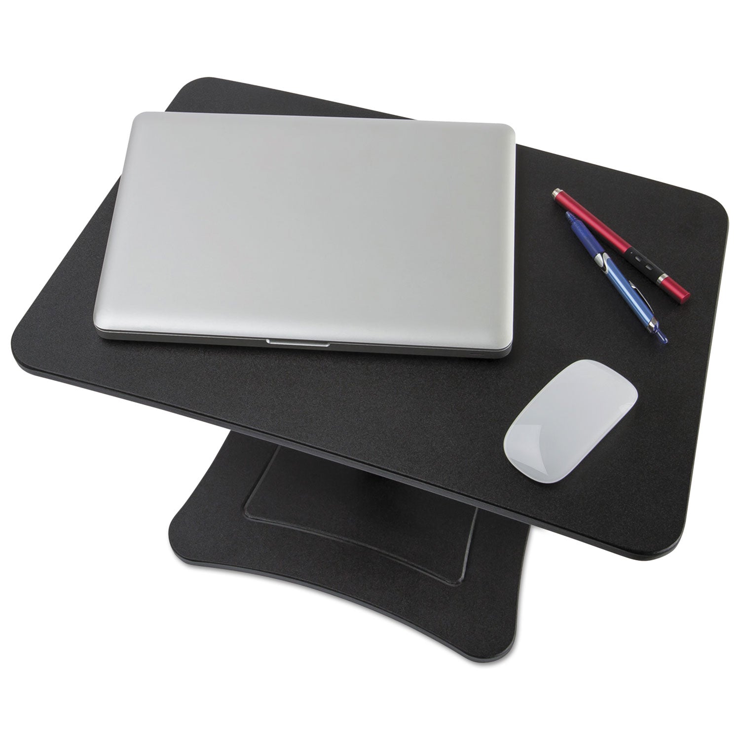Victor DC230 Adjustable Laptop Stand, 21" x 13" x 12" to 15.75", Black, Supports 20 lbs