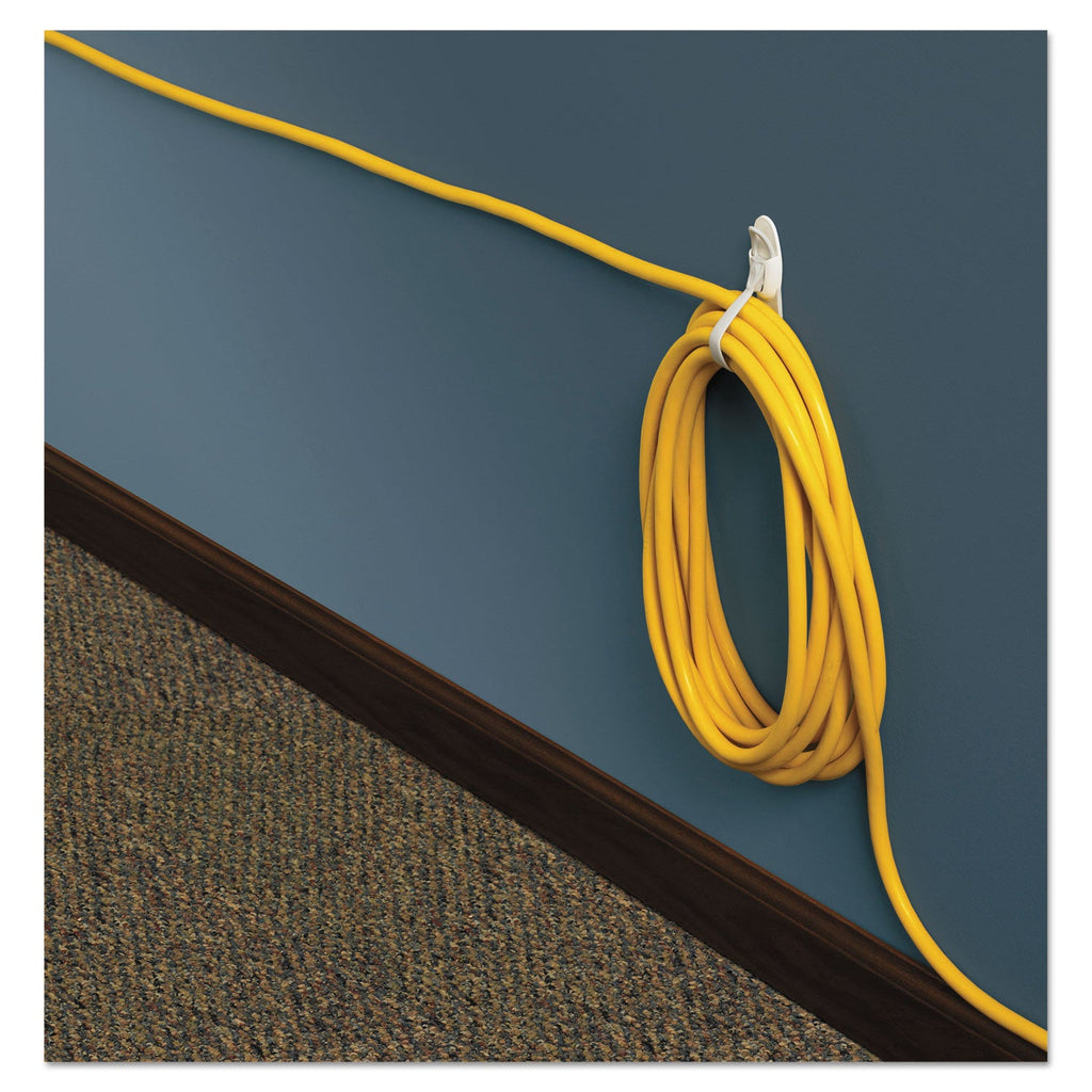 Command Cable Bundler, White, 2/Pack
