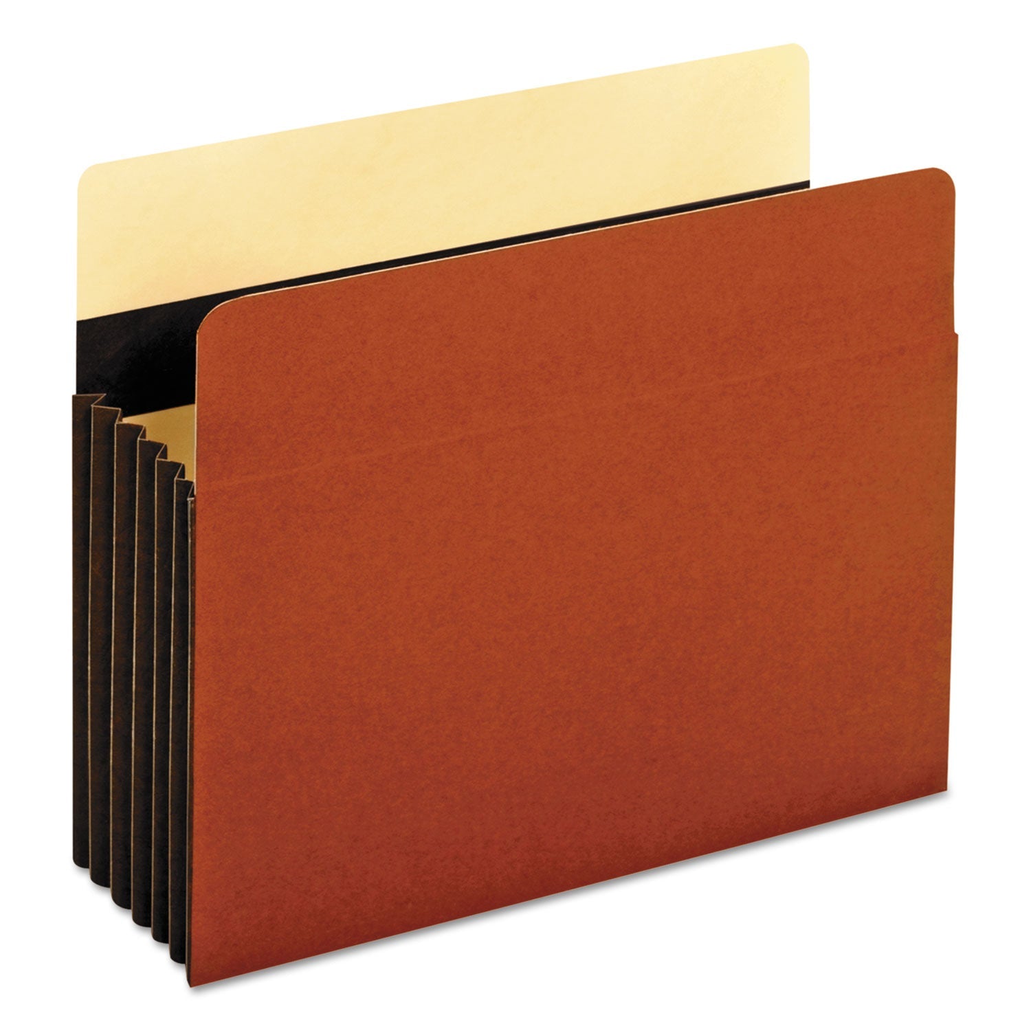 Pendaflex Extra-Wide Heavy-Duty File Pockets, 5.25" Expansion, Letter Size, Redrope, 10/Box