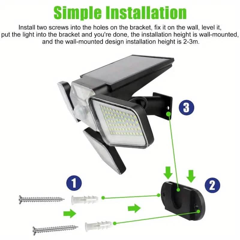 270 LED Solar Garden Outdoor Lights