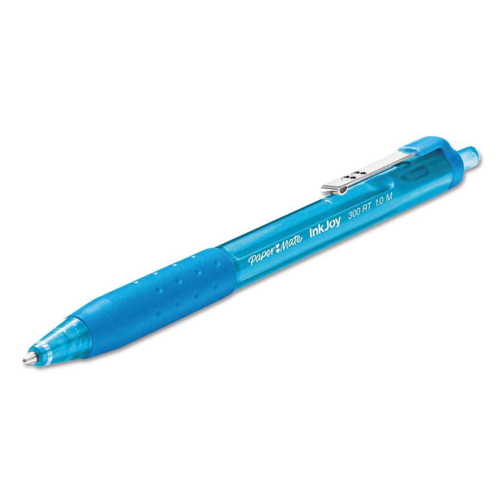 Paper Mate InkJoy 300 RT Ballpoint Pen Retractable, Medium 1 mm, Assorted Ink and Barrel Colors, 24/Pack